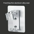 thumbnail image 6 of Handheld 5 Functions Pressurized Water Saving Shower Head Shower Hose Perforation-free Shower Holder Set Bathroom Accessories (SP000A-5), 6 of 6