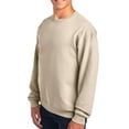 thumbnail image 2 of JERZEES - NuBlend Crewneck Sweatshirt, Men's Fleece Pullover Sweater, 8 Oz. 50/50 Cotton/Polyester, Sandstone, 2 Pack, M Size, 2 of 6
