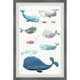 thumbnail image 2 of Marmont Hill Inc. 'Whale Family' Framed Painting Print 16 x 24, 2 of 5