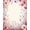 Pink Purple, Pattern 12, variant on ODIKA 8'x10' Washable Area Rug Pink Boho Vintage Ditsy Field Scroll Distressed Border Botanical for King Size Bedroom Under Bed, Master Suite, Non-Shedding, Easy Care