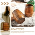 thumbnail image 5 of Raindrops Wooden Cup Beer Barrel Modeling Cup Multipurpose Cup Drinking Cup 175ml, 5 of 7