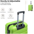 thumbnail image 5 of ALEX VANDO Traveler Suitcases and Luggage Clearance Carry On Maletas De Viaje Hard Sided Luggage Travel Bag with Wheels Green, 5 of 6