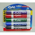 thumbnail image 2 of Pack of (4) Expo Low Odor Dry Erase Markers, Chisel Tips, Assorted Colors, 4 + 1 Bonus Pack, 2 of 2