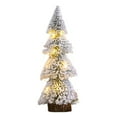 thumbnail image 5 of Mini Christmas Tree Set, Bottle Brush Trees, Flocked Xmas Village, Small Artificial Trees, Winter Holiday Decor, Tabletop Decorations for Home, 5 of 5
