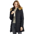 thumbnail image 3 of Orolay Women's Lightweight Quilted Down Jackets Water Resistant Slim Winter Coat Black L, 3 of 5