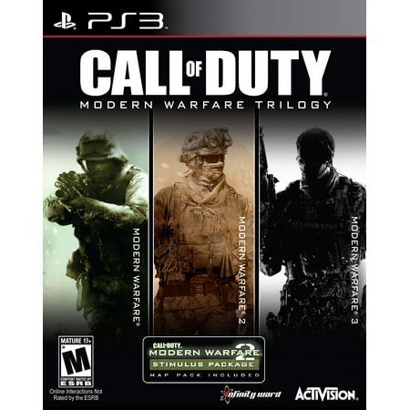 Call of Duty: Modern Warfare Trilogy [3 Discs], Activision, PlayStation 3, (Best Selling Playstation 3 Games 2019)