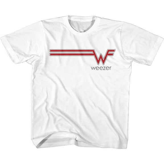 Weezer W Streak White Youth T-Shirt