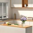 thumbnail image 4 of Simulación de hortensia bonsái, flor de seda, simulación de planta verde, decoración de interiores, planta artificial, planta en maceta, 4 of 5