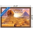 thumbnail image 3 of The Great Sphinx and Pyramids Wall Poster, 14.725" x 22.375", Framed, 3 of 3
