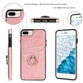 thumbnail image 3 of Case for iPhone 8 Plus / iPhone 7 Plus with Kickstand Ring Holder Card Slots Cover, PU Leather Soft TPU Bumper Shockproof Non-Slip Slim Phone Case for iPhone 8 Plus / iPhone 7 Plus 5.5 Inch,Pink, 3 of 17