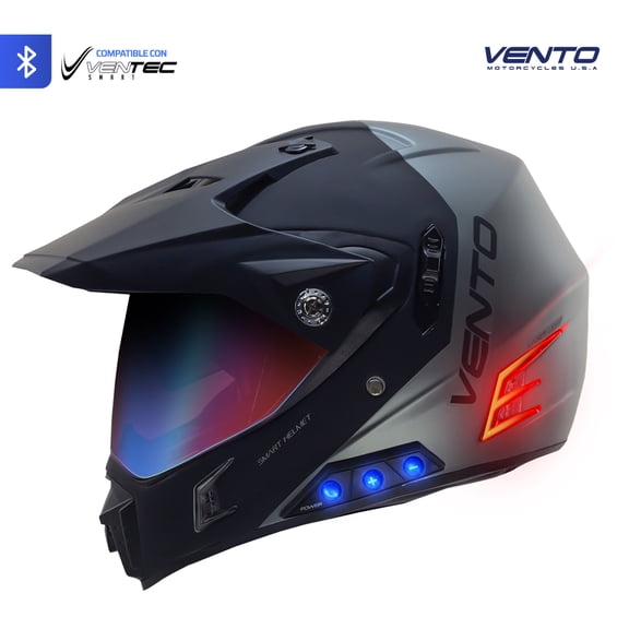 Casco Para Motocicleta VENTO Crv2 Bluetooth L