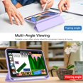 thumbnail image 4 of Funda iMieet para iPad mini 7/6 2024/2021 con soporte para lápices, color morado, 4 of 7