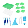thumbnail image 1 of 5D DIY Diamond Paintings Tray Point Drill Tray Bead Sorting Plate Rhinestone Box Green, 1 of 7