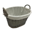 thumbnail image 1 of hometrends panier en saule avex doublure et poignées, 1 of 1