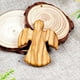 thumbnail image 5 of Oración de Bautismo de Madera de Olivo con , Adorno de Madera para Manualidades, Regalo, Extendidas, 5 of 6