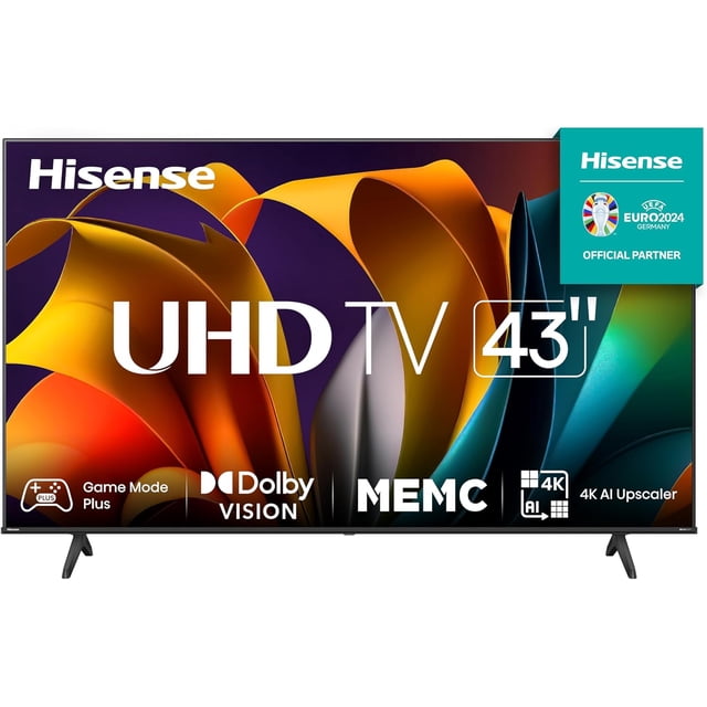 Hisense Pantalla UHD de 43" 43A6N Google TV