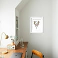 thumbnail image 4 of Deer Skull with Flowers - Watercolor Framed Print Wall Art By Kris_art, 4 of 5