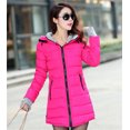 thumbnail image 1 of Chaqueta de plumón de algodón para mujer, cálida, gruesa, informal, de corte entallado y a la moda, chaqueta superior para mujer, 1 of 6