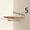 TK-MS6779, variant on Wall Corner Shelves Wood Floating Wall Shelf Round End Wall Mounted Floating Corner Shelf for Bedroom Living Room and Kitchen