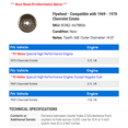 thumbnail image 2 of Flywheel - Compatible with 1969 - 1970 Chevy Estate, 2 of 2