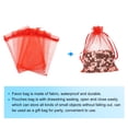 thumbnail image 3 of 100pcs Organza Bags 3.9x5.9 Inch Drawstring Favor Pouches Mesh Bag Red, 3 of 7