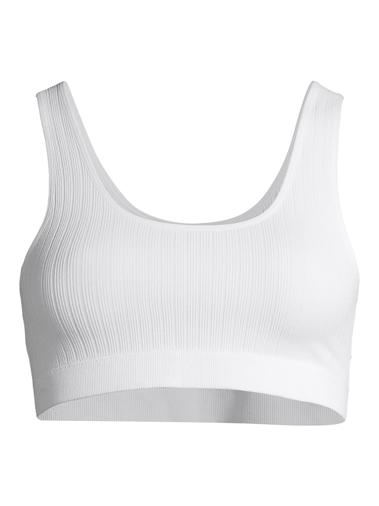 No Boundaries Juniors' Seamless Scoop Neck Bralette, 2-Pack