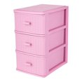 thumbnail image 1 of Cajonera Multiusos Mainstays Plástico Multiusos con 3 Cajones Rosa, 1 of 2