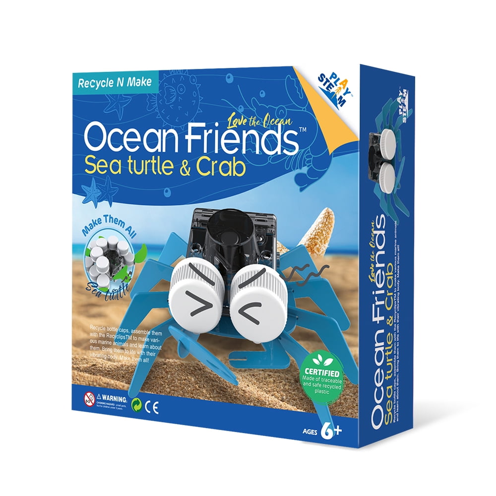 PlaySTEAM Ocean Friends Sea Turtle & Crab