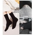thumbnail image 4 of Kinyoki Crew Socks for Women, Thin Cotton Casual Soft Aesthetic Womens Socks 5 Pairs, 4 of 5
