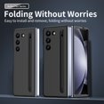 thumbnail image 3 of Dteck Case for Samsung Galaxy Z Fold 6 with Slim S Pen, Shockproof PC Case without Front Screen Protector Slim Cover for Galaxy Z Fold 6 5G,Black, 3 of 7