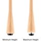 thumbnail image 2 of 20 piezas pies de nivelación de muebles pie ajustable muebles deslizador pierna mesa silla Base suelo Protector tornillo desliza 18mm x M6 x 20mm JFHHH pequeña, 2 of 3