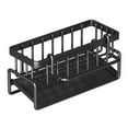 thumbnail image 1 of Sponge Holder Sink Drain Rack with Rag Pole Drain Tray for Kitchen Organization, 1 of 12
