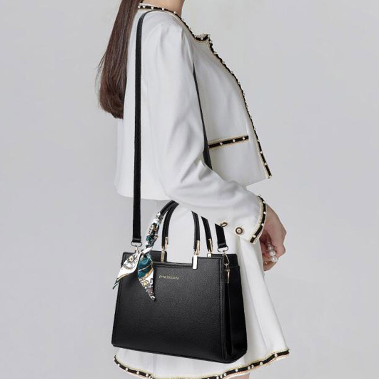 Purses and Handbags for Women Stylish Tote Shoulder Satchel Bag PU Leather Crossbody Top Handle Bags