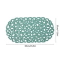 thumbnail image 3 of Up to 50% off Kbndieu Bath Tub and Shower Mat, Non Slip Bath Mat with Drain Holes and Suction Cups for Bathroom Stall and Tub Floor, Bathroom Essentials (Green), 3 of 6