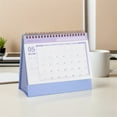 thumbnail image 4 of OFFIGAM Lavender 2026 Small Desk Calendar Foldable Standing Desktop Monthly Planner, 4 of 7