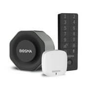 Bosma Aegis Smart Door Lock w/WiFi Gateway and Wireless Bluetooth Fingerprint Keypad Bundle
