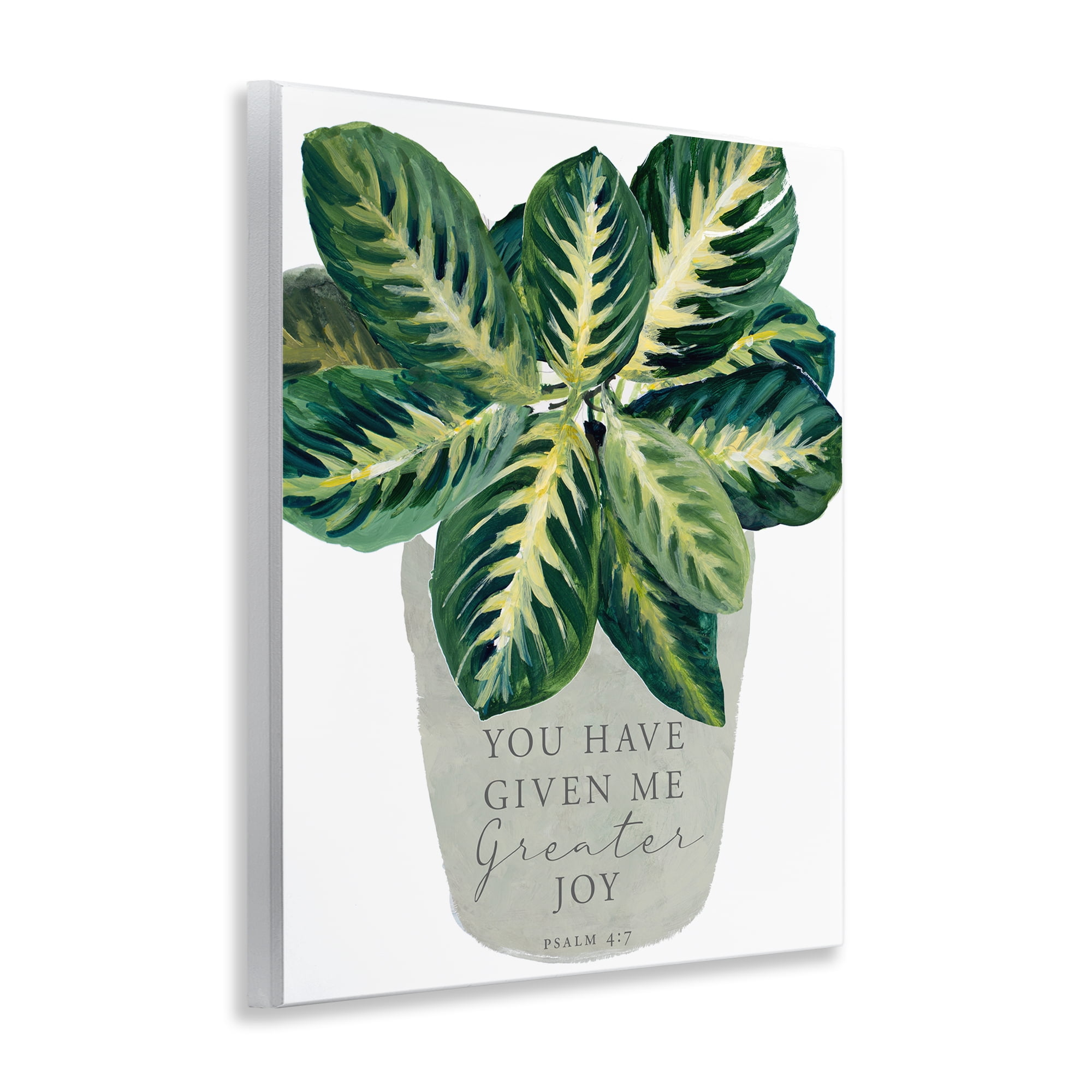 Stupell Industries Prayer & House Plant Wall Plaque Art, design by Lanie Loreth