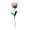 Pink, variant on KGJQ Carnation Twist Stick Hand-Crocheted Woolen Flower in Multiple Colors Never Wither Flower for Gifts And Home