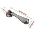 thumbnail image 2 of Utopia Alley 10pcs Danbury Cabinet Ring Pull Knob - Decorative Cabinet Drop Pull Knobs for Cabinets and Drawers - Vintage Cabinet Hardware with Hand Finished Pewter - Metal Drawer Pull Knobs 3.0", 2 of 6