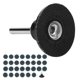thumbnail image 2 of Disco de pulido de 12,000 a 14,000 RPM Disco de aleta plana azul, disco de lijado, acero inoxidable Metales no ferrosos Aluminio para máquina de pulir ANGGREK Otros, 2 of 8
