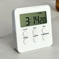 thumbnail image 6 of Alarm Kitchen Timer Digital Timer Multi-Function - Clock/Alarm/Timer Management Tool For Teaching Cooking Games Learning White Free Size, 6 of 6