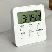 Naittoop Digital Kitchen Timer Multi-Function Magnetic Timers, Learning Management, Suitable for Kitchen, Study, Work, Exercise Training, Outdoor Activities(not Including Battery)
