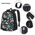 thumbnail image 5 of Naloa Rottweiler Print Large Capacity Backpack Lunch Bag Pencil Case Combination 3 Piece Set for Student, 5 of 8
