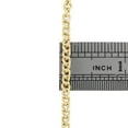 thumbnail image 6 of 10K Yellow Gold 3.60mm Twisted Curb Chain Fancy Necklace Lobster Lock 18 Inch, 6 of 7