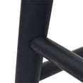 thumbnail image 4 of Steve Silver Hilton Black Solid Acacia Wood Counter Stool, 4 of 6