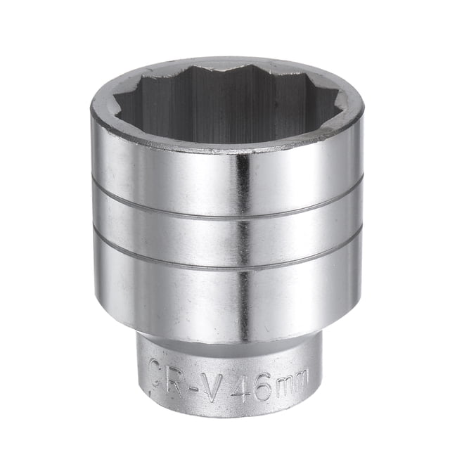 Unique Bargains 46mm 12 Point Shallow Socket 3/4' Drive Standard Metric Chromium Vanadium Steel
