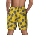 thumbnail image 3 of Xecao Summer Pineapple for Men's Swimming Trunks Swim Trunks Quick Dry Swim Shorts with Mesh Lining Funny Swimwear Bathing Suits, 3 of 9