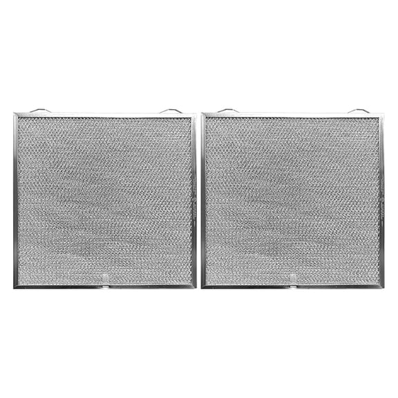Grease Filter S99010434-004, 4958457, HPFAMM42 Replacement For Nutone Range Hood Aluminum Mesh Filter Vent Kitchen Exhaust Screen 15.72 X 19.88 X 0.38 Inches 2-Pack