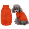 thumbnail image 2 of YUEHAO Dog Clothes for Small Dogs Pet Dog Cat Knitted Jumper Winter Warm Sweater Puppy Coat Jacket Clothes Costume Pet Supplies for Dogs (Orange, XXXL), 2 of 2