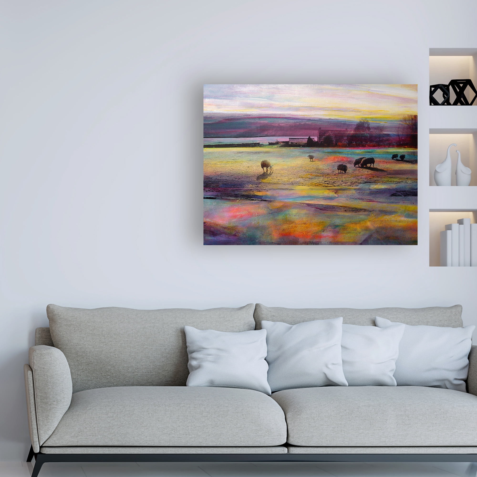 Trademark Fine Art 'Balmy Summers Evening' Canvas Art by Kate Boyc